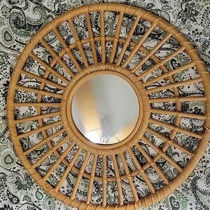 Boho Wicker Wall Hanging Decor